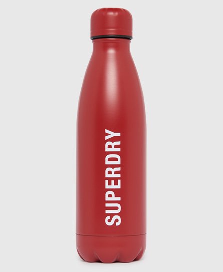 Men's Superdry Training Steel Water Bottle Black 500ml 