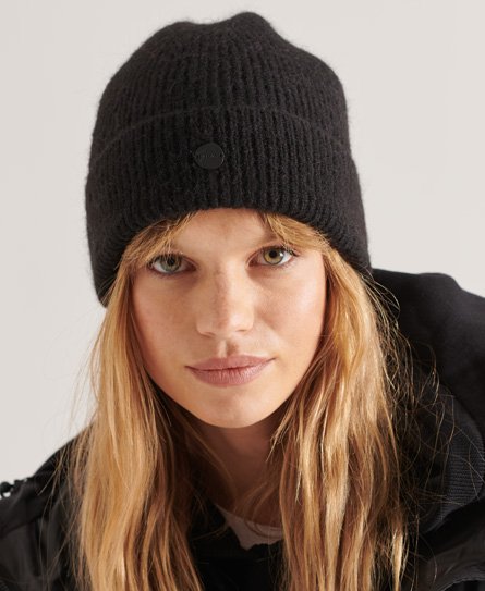 Superdry Luxe Beanie In Black | ModeSens