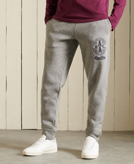 superdry grey joggers mens