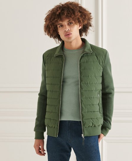 superdry padded bomber jacket