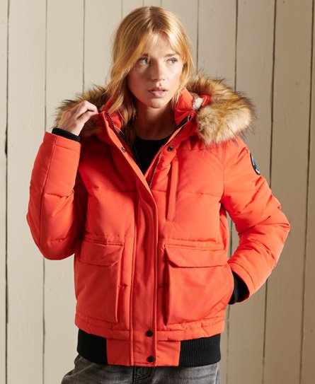 superdry puffer bomber jacket