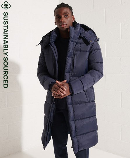 oversized padded longline coat