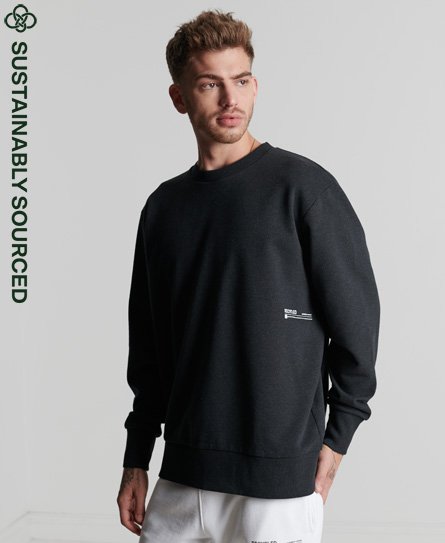 Recycled Micro Mid Crew Sweatshirt