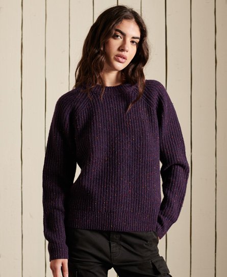 superdry purple jumper