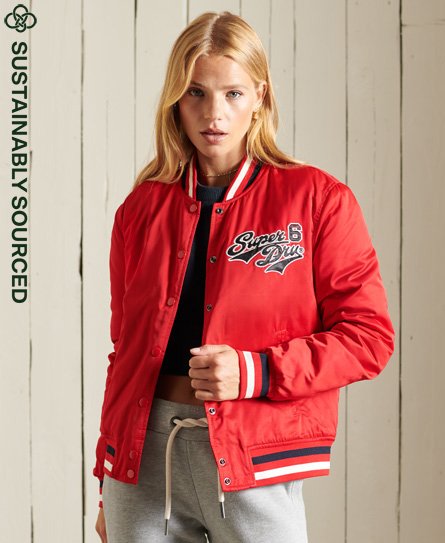 red bomber jackets