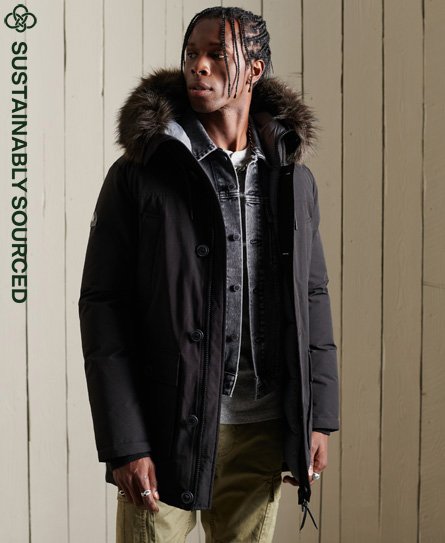 New Mens Superdry Winter Warm Wool Snow Coats Jackets Luxury Duffle Size XXS-XXL 
