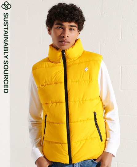 Non Hooded Sports Puffer Gilet