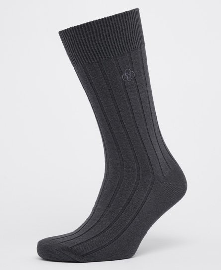 Gerippte Unisex-Socken aus Bio-Baumwolle