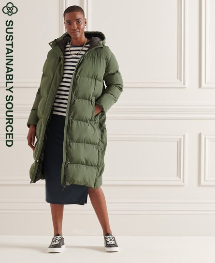 superdry long puffer jacket