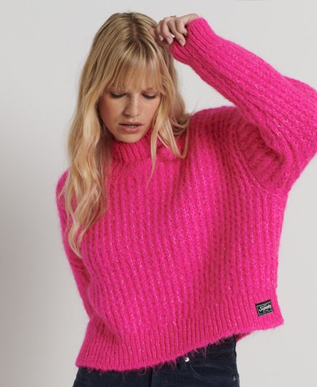 superdry pink sweater