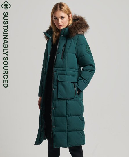Womens Touchline Longline Padded Coat, Womens Western Winter Coats Taiwan