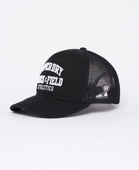 Mens - Unisex Classic Trucker Cap in Oatmeal | Superdry