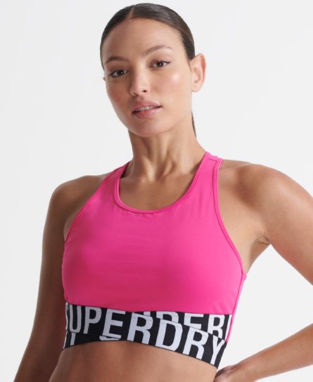 Superdry Womens Gym Panelled Sports Bra Size Xs