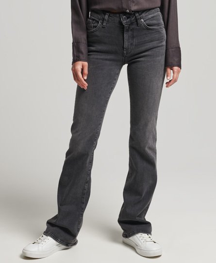 Superdry Slim Flare jeans met middelhoge taille