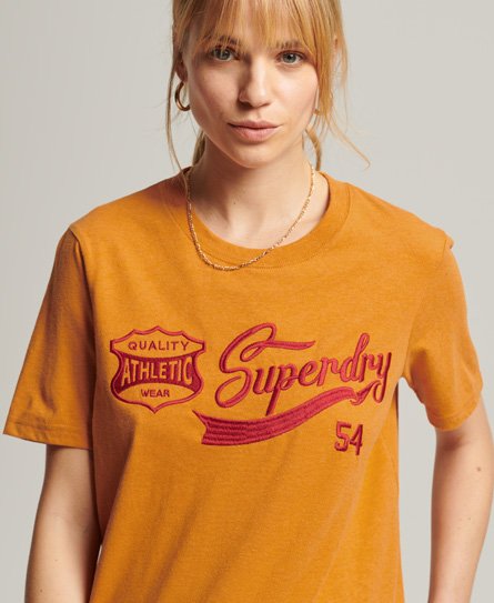 Vintage Script Style College T-Shirt