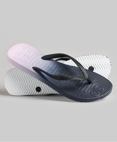 Code batikmönstrade flip-flops