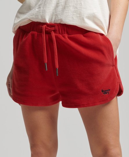 Jersey-Racer-Shorts im Vintage-Look