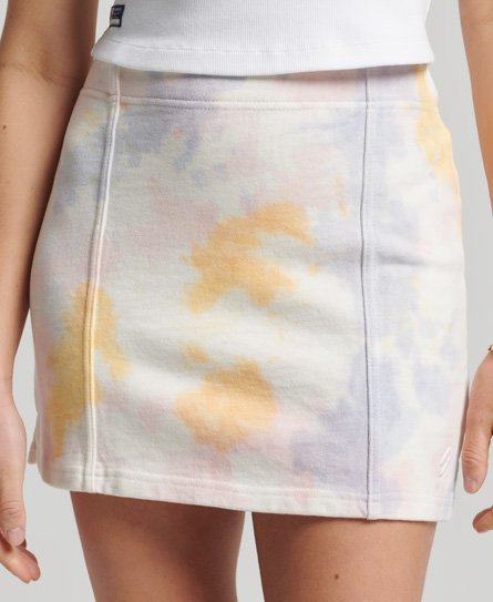 Superdry Women’s Essential Tie Dye Skirt Multiple Colours / Peach Tie Dye - Size: 10