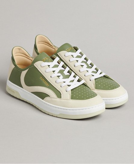 superdry green trainers