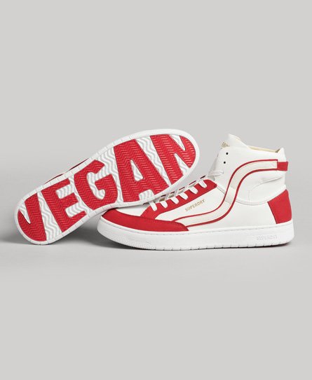 Zapatillas de baloncesto de caña alta veganas Vintage