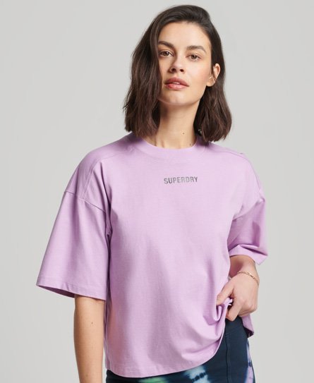 T-shirt oversize coupe droite Code Tech
