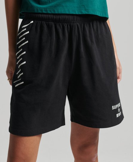 Superdry Women’s Code Core Sport Boy Shorts Black - Size: 8