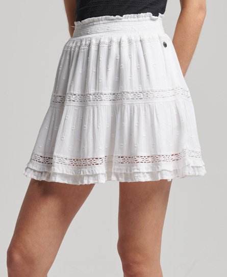 Vintage Lace Mini Skirt