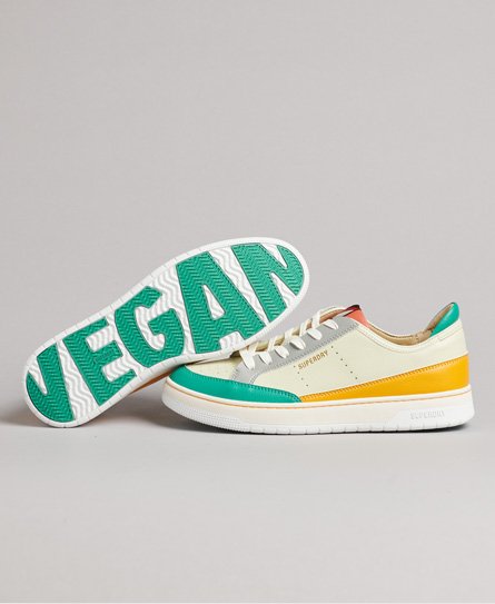 Vintage veganska låga basketskor