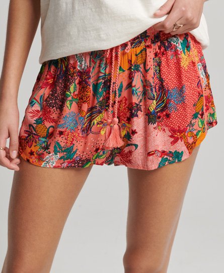Vintage Beach Printed Shorts