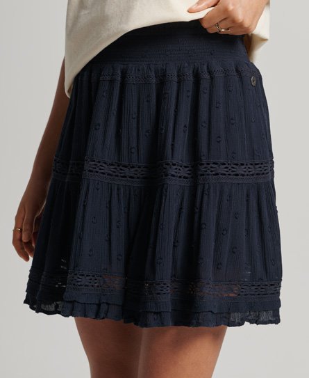 Vintage Lace Mini Skirt