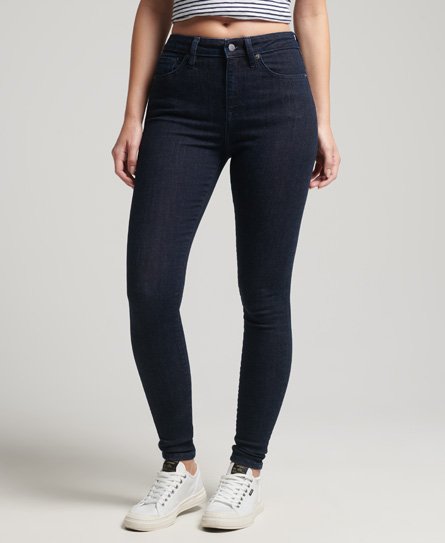Skinny Studios jeans van biologisch katoen met hoge taille