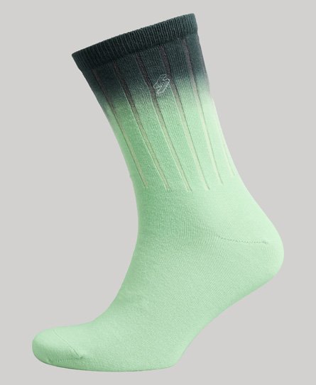 Organic Cotton Code Logo Dip Dye Socks