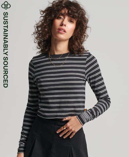 Organic Cotton Vintage Tiny Long Sleeve Top