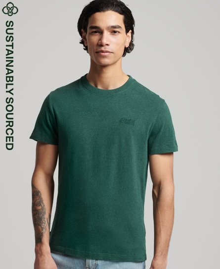 Camiseta de algodón orgánico con logotipo Essential