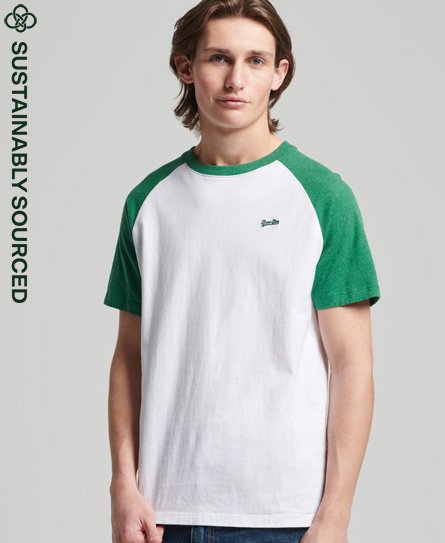 Organic Cotton Essential Logo Baseball T-Shirt