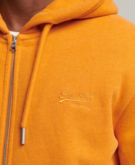 Superdry Organic Hoodie Logo Hoodies-and-sweatshirts Men\'s Zip Vintage Mens Cotton 