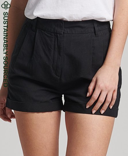 47 % de réduction OL Classic Jersey Short Superdry en coloris Noir Femme Vêtements Shorts Shorts fluides/cargo 