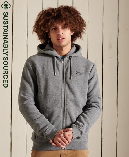 superdry charcoal hoodie