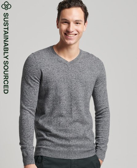 Sweter Vintage z mieszanki kaszmiru z bawełny ekologicznej