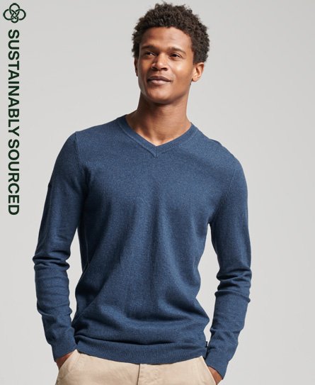 Sweter Vintage z mieszanki kaszmiru z bawełny ekologicznej