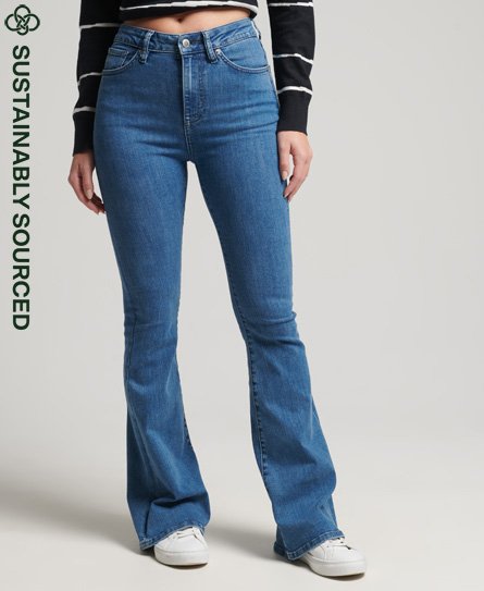 Organic Cotton Studios High Rise Flare Jeans