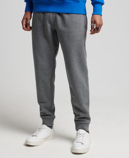 Mens - Organic Cotton Code Essential Joggers in Deep Navy | Superdry