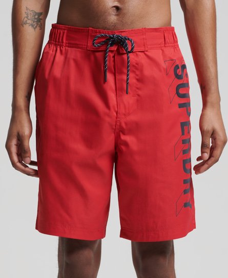 Superdry Mens Casual Summer Beach Swim Shorts Surf Water Sports Grey Blue Red 