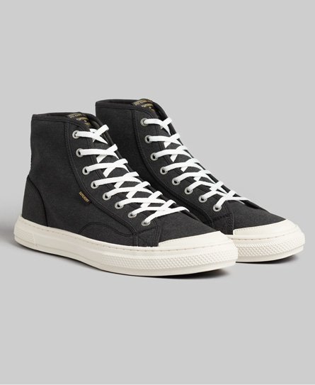 Vegan Canvas High Top Trainers