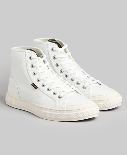 Vegan Canvas High Top Trainers