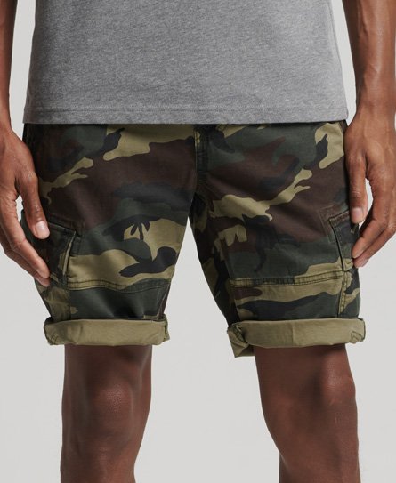 Superdry Men’s Core Cargo Shorts Khaki / Army Camo - Size: 30