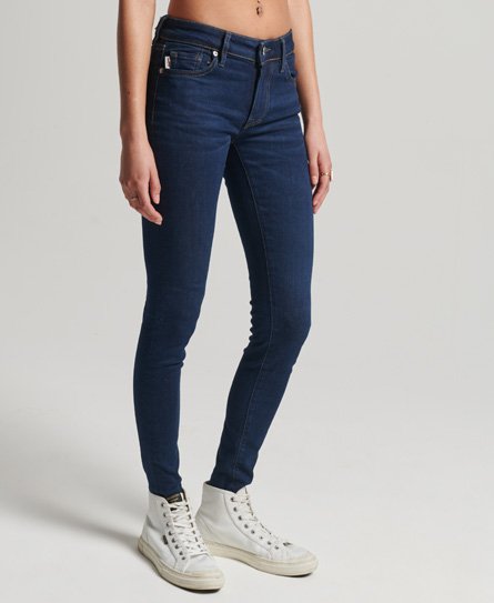 Skinny jeans met middelhoge taille