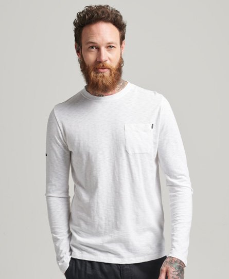 Organic Cotton Long Sleeve Slub Jersey Top
