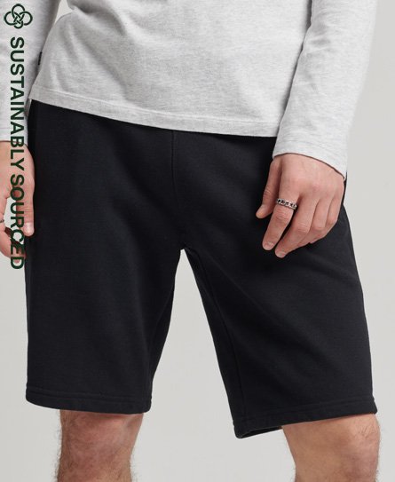 Superdry Men’s Organic Cotton Vintage Logo Jersey Shorts Black - Size: XL