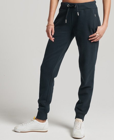 Organic Cotton Vintage Logo Embroidered Joggers 